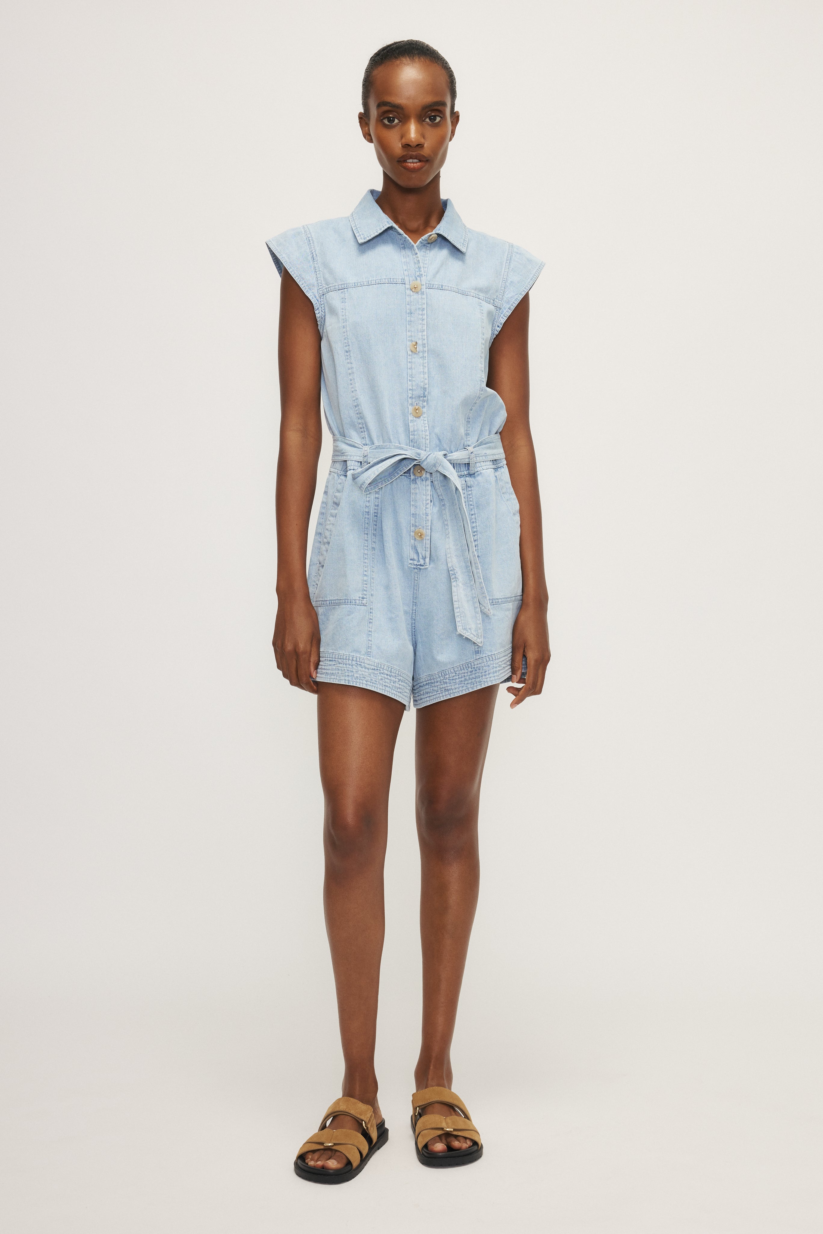 Ulysse Denim Romper