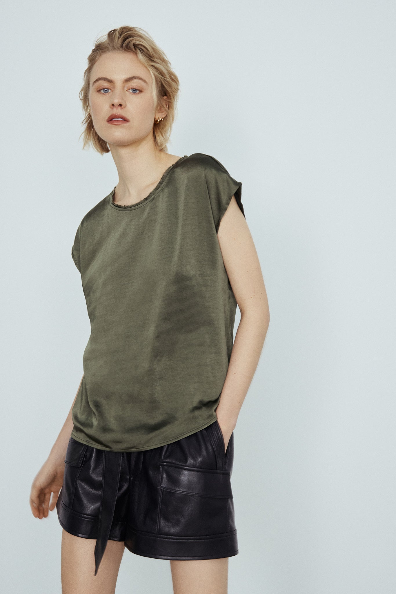 Willow Satin Tee