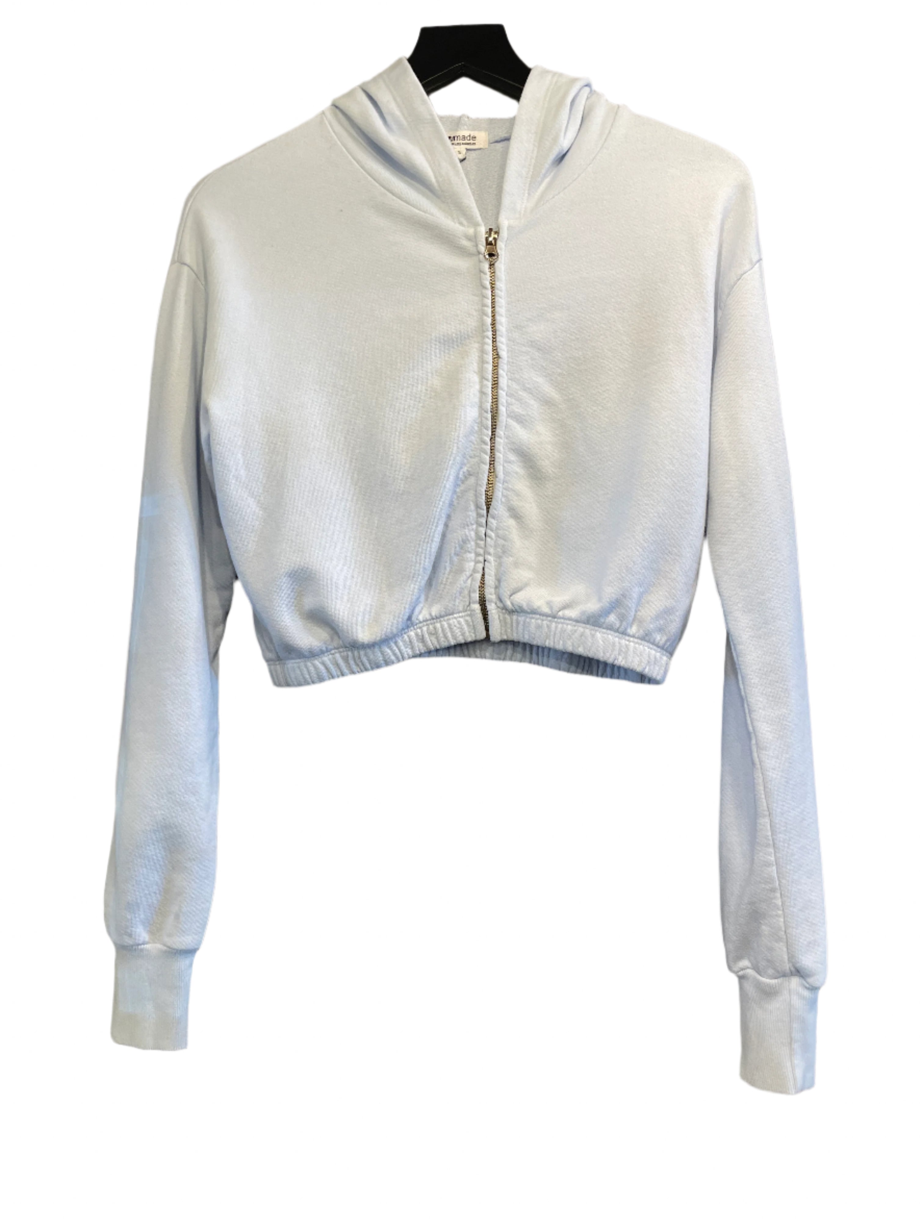 Zip Up Crop Hoodie