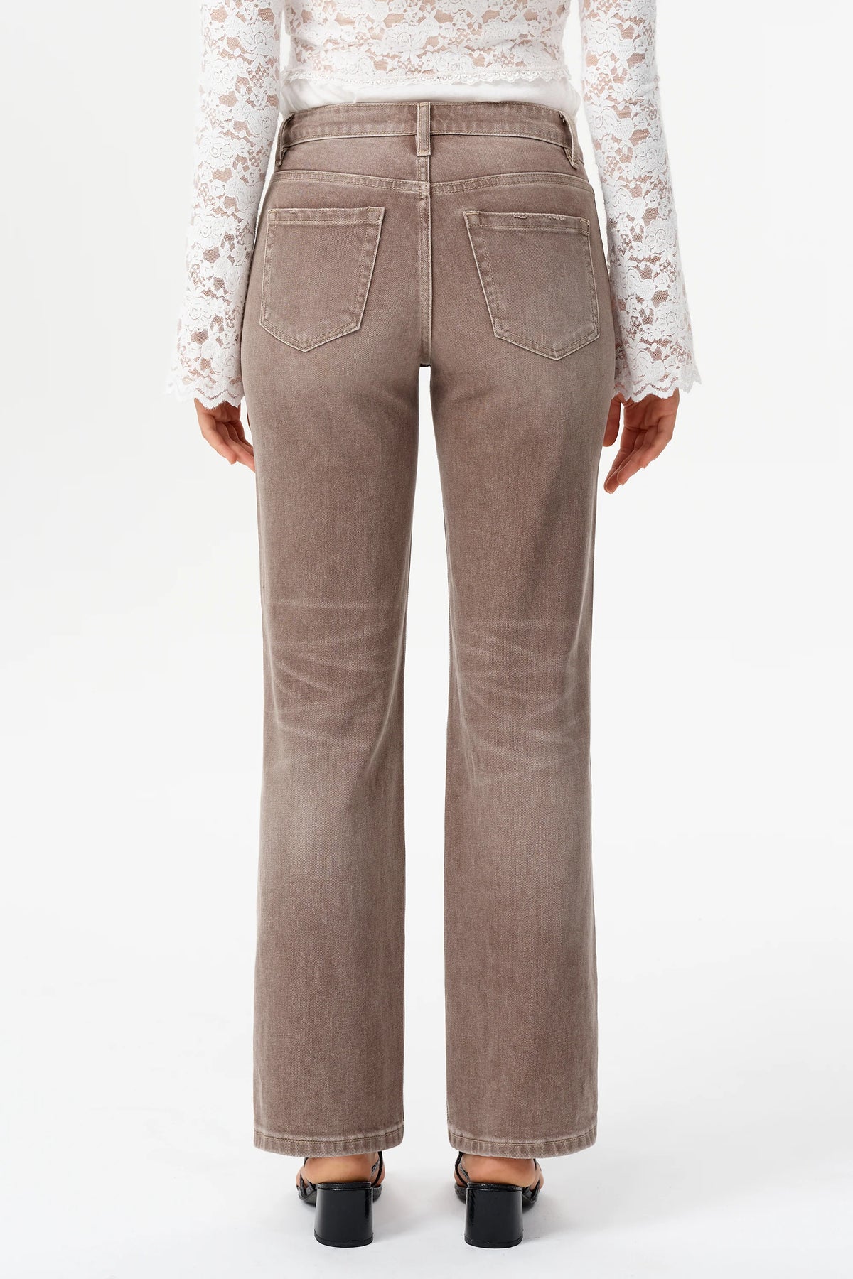 Briar Mid Rise Straight Leg Jeans