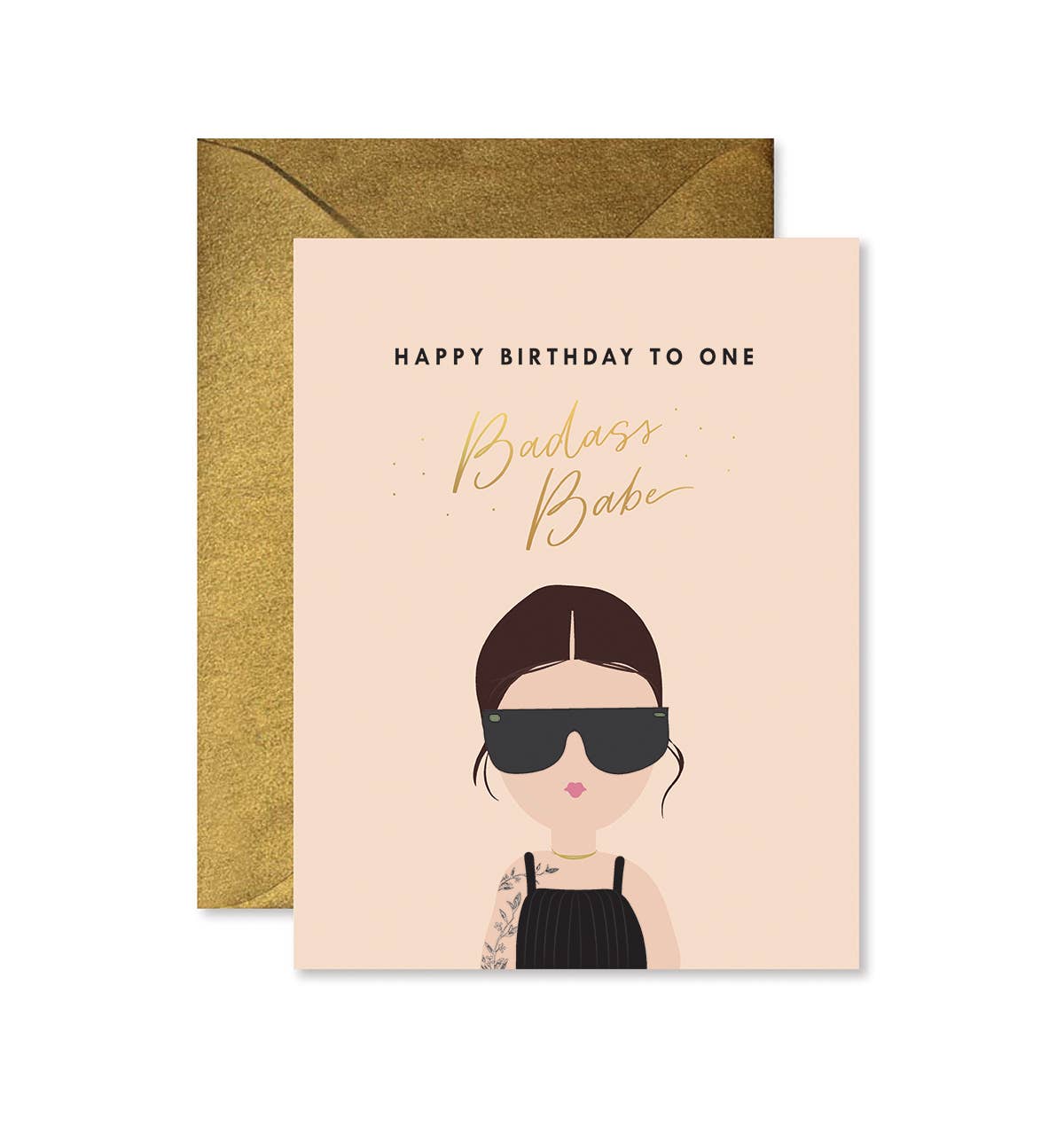 Badass Babe Birthday Card