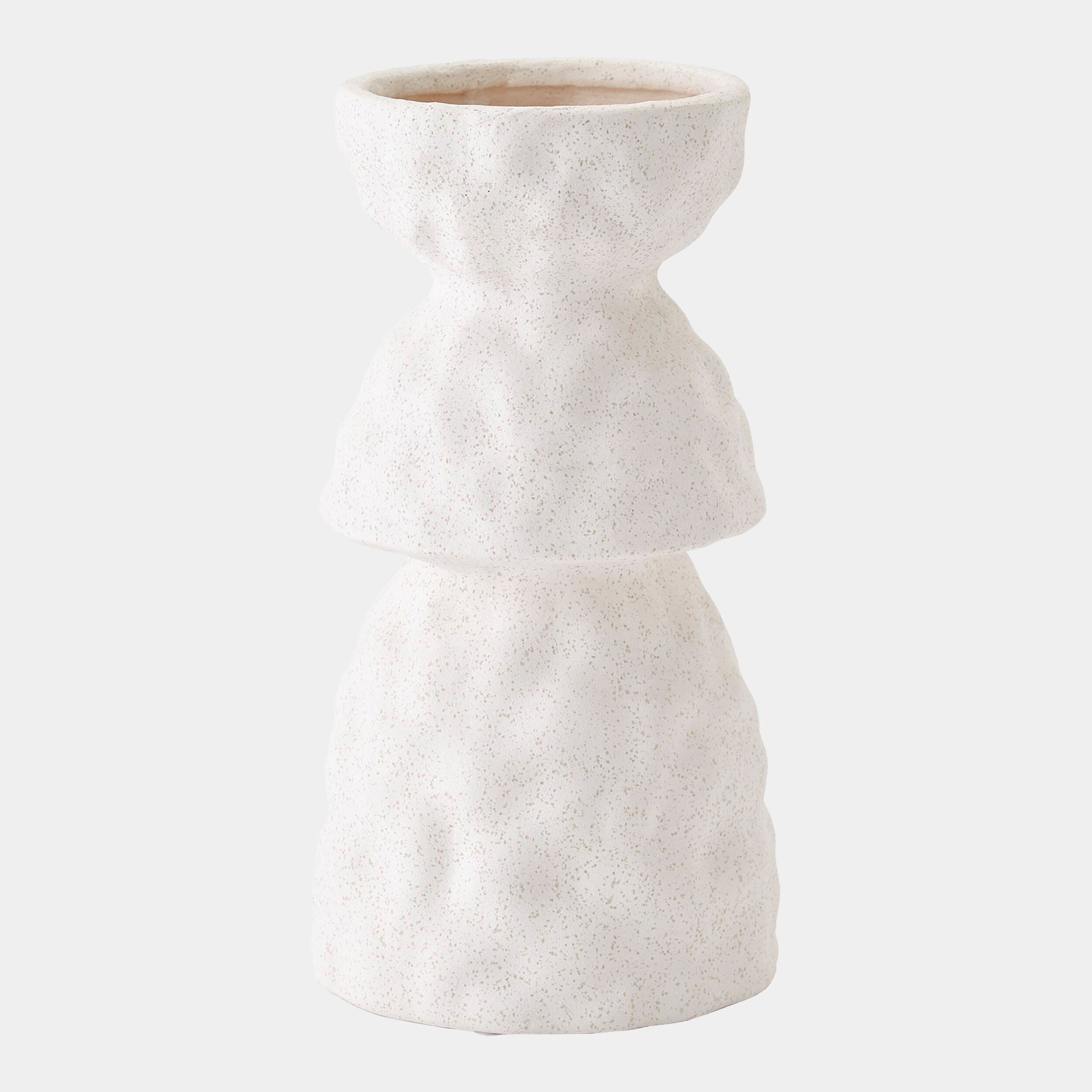 Volcanic White Vase