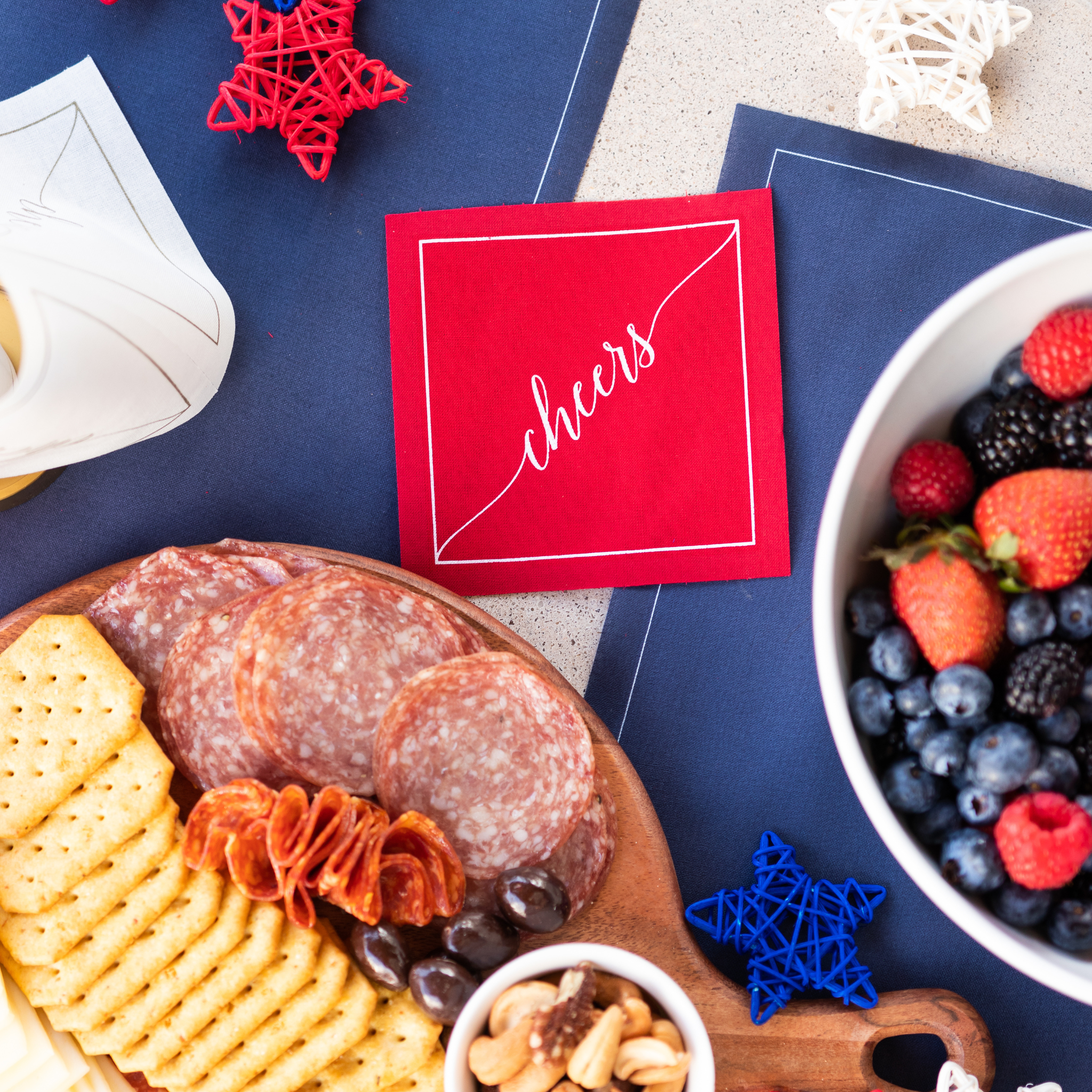 Cocktail Napkins | Red Carpet Disposable Cotton