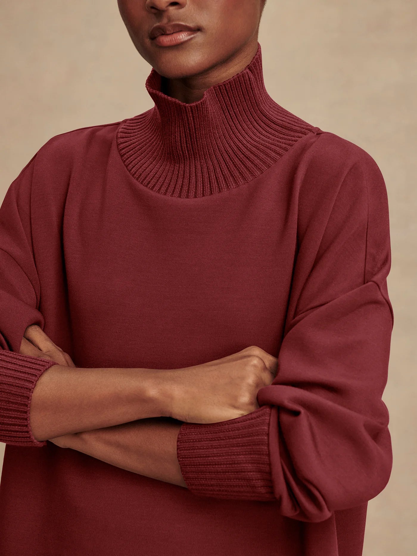 Barker High-Neck Sweat