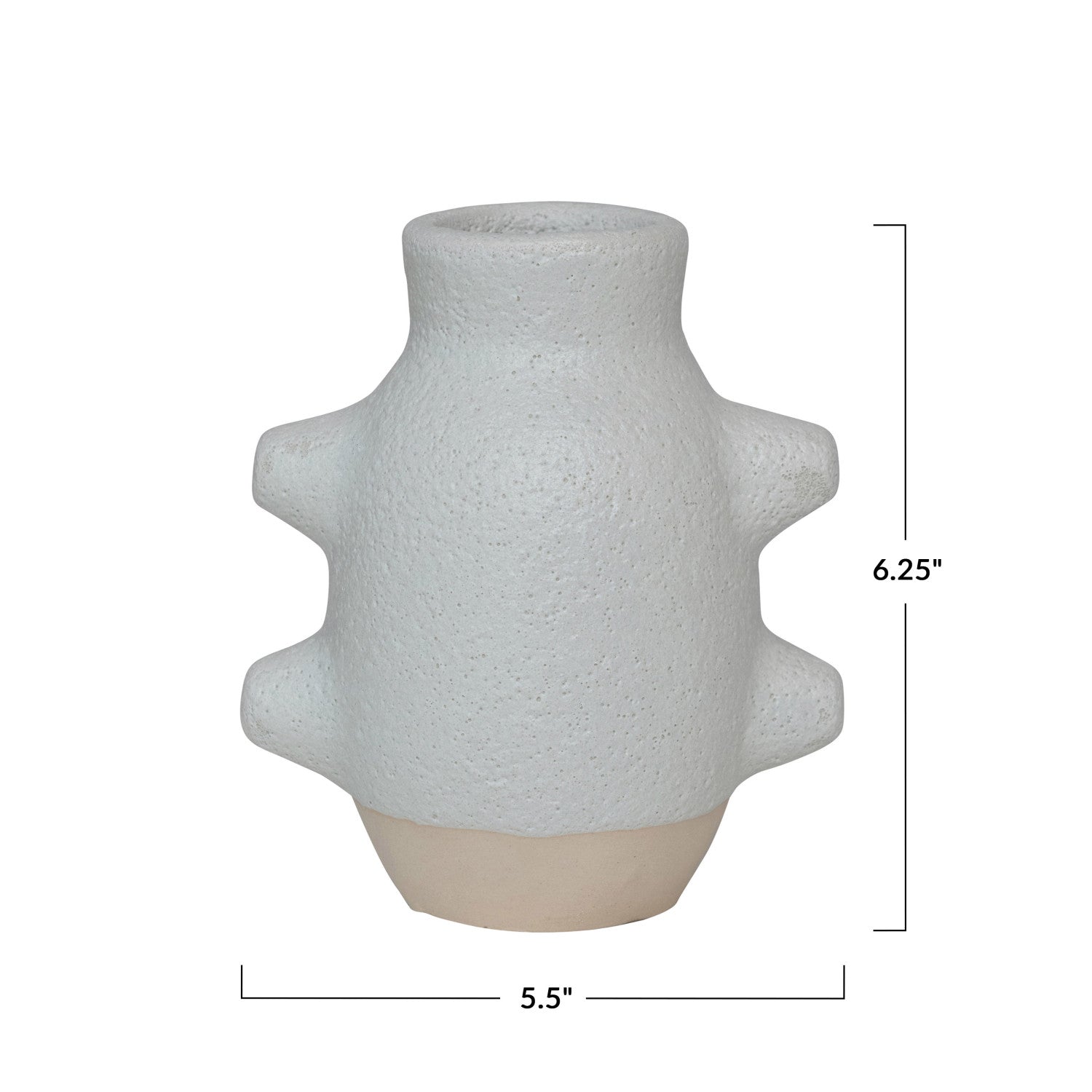 Volcano Finish Stoneware Vase