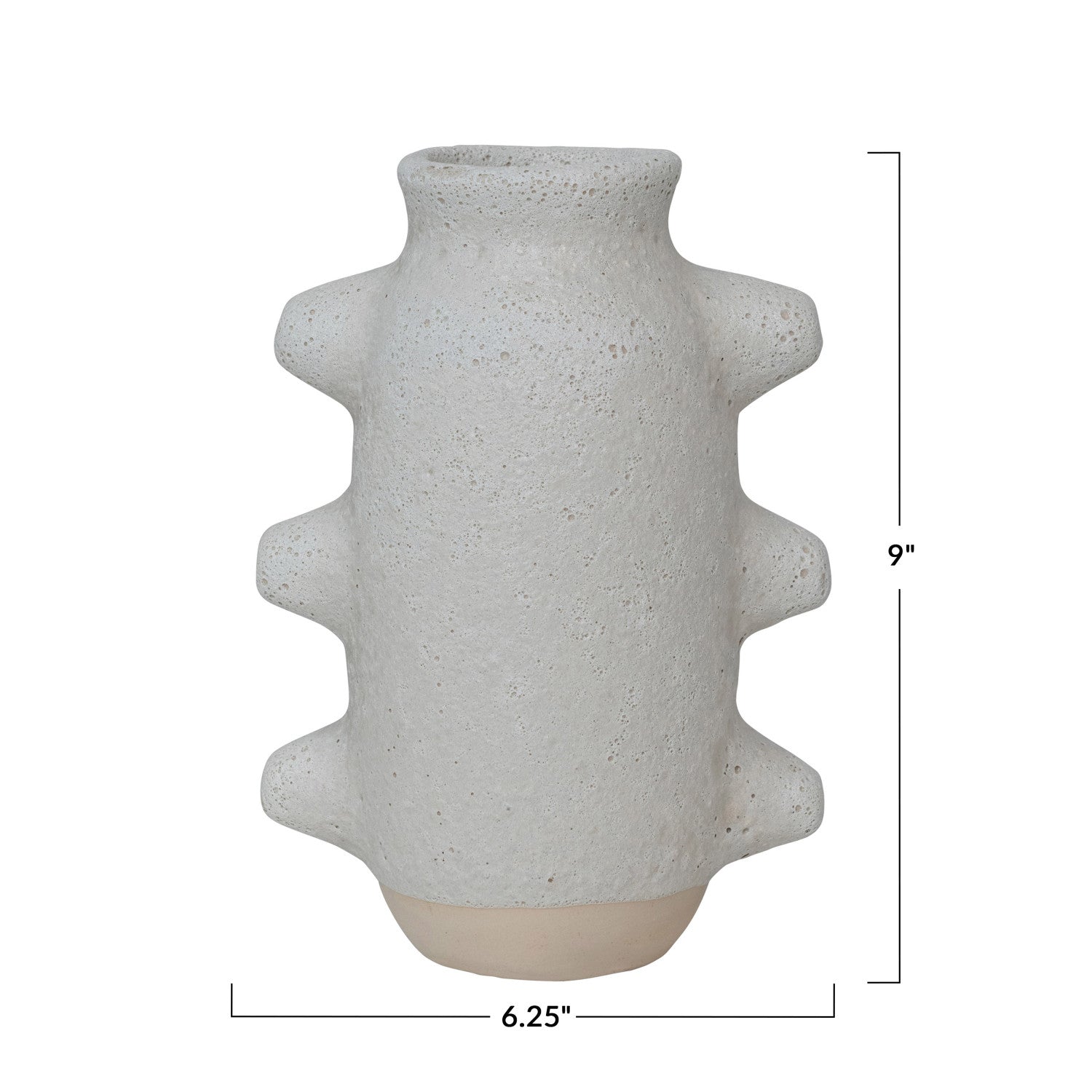 Volcano Finish Stoneware Vase