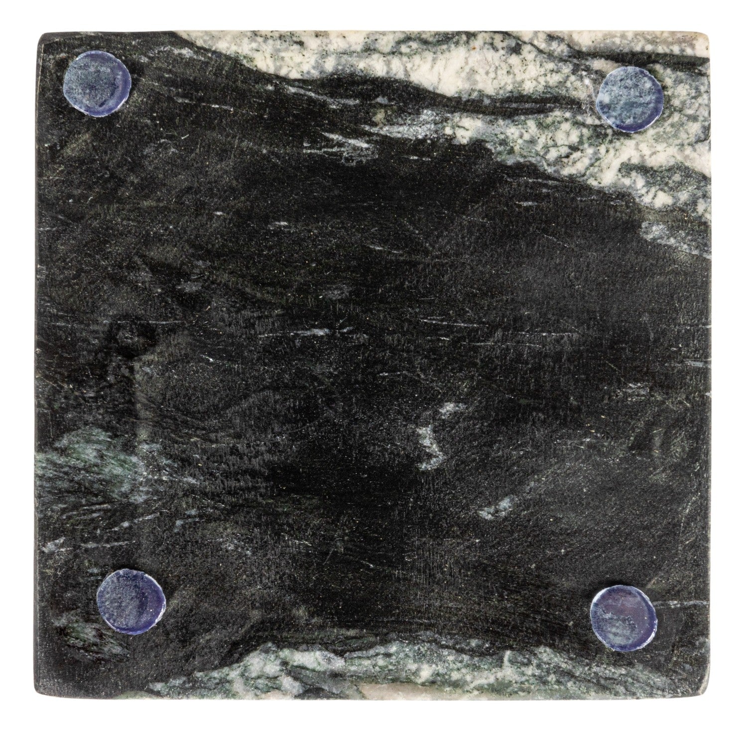 Black Marble Coasters, Set of 4