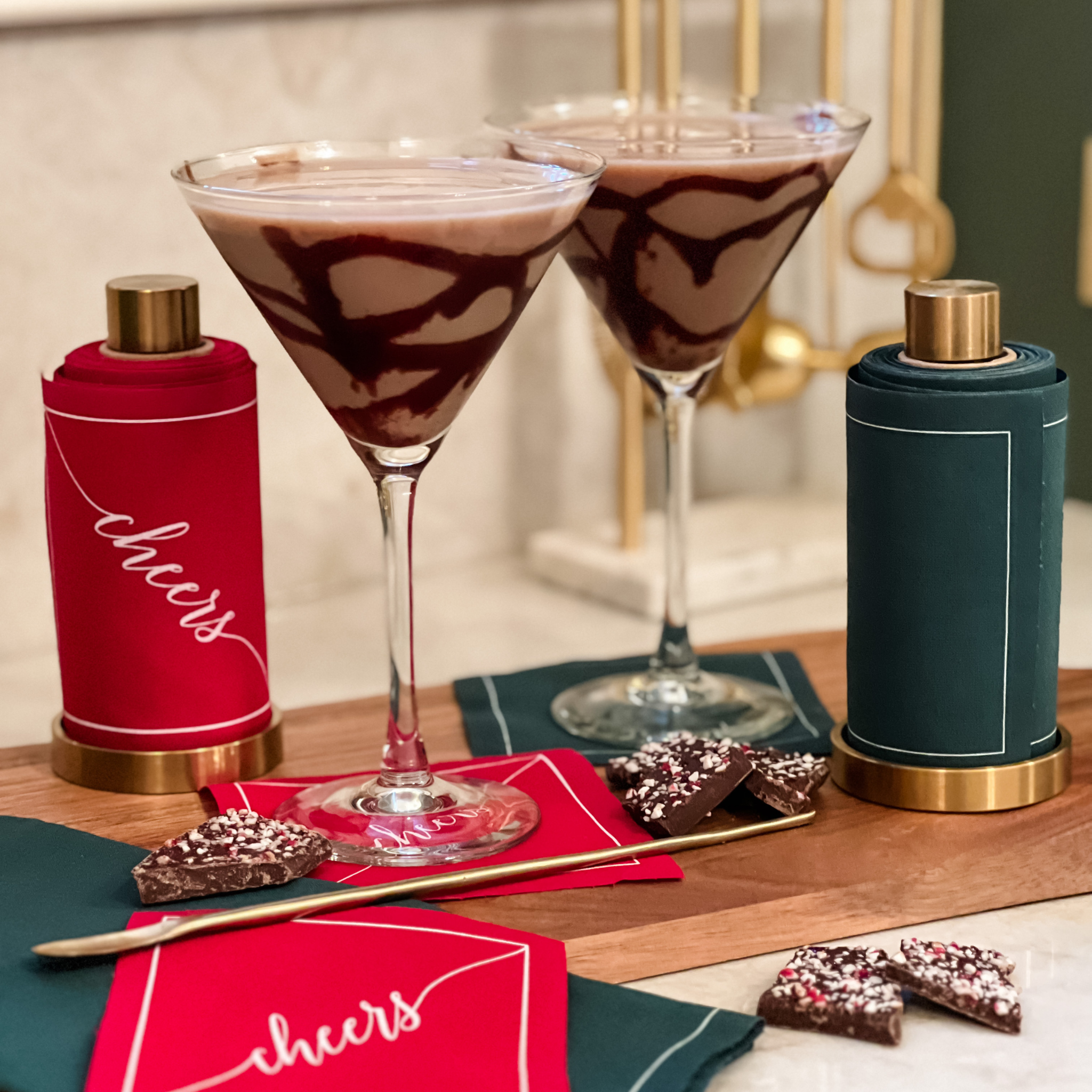 Cocktail Napkins | Red Carpet Disposable Cotton