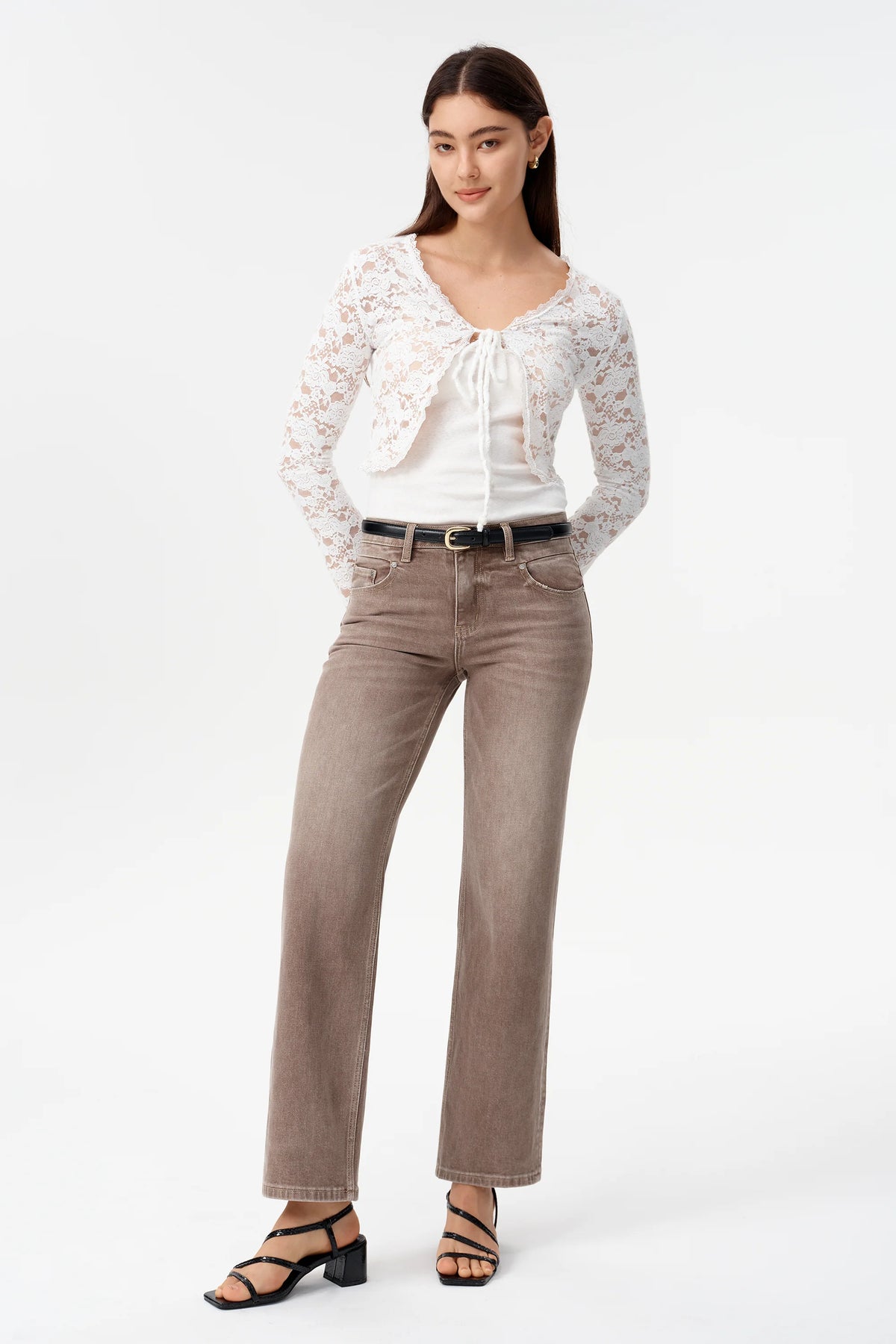 Briar Mid Rise Straight Leg Jeans