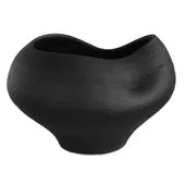 Black Textured Organic Form Bowl