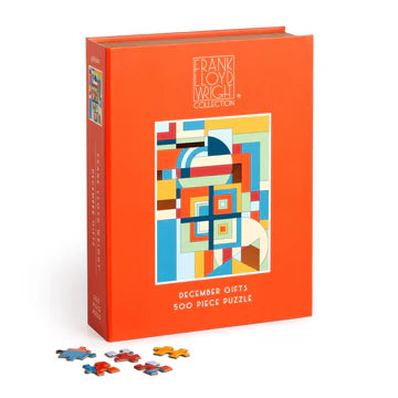 Frank Lloyd Wright December Gifts 500 Piece Book Puzzle