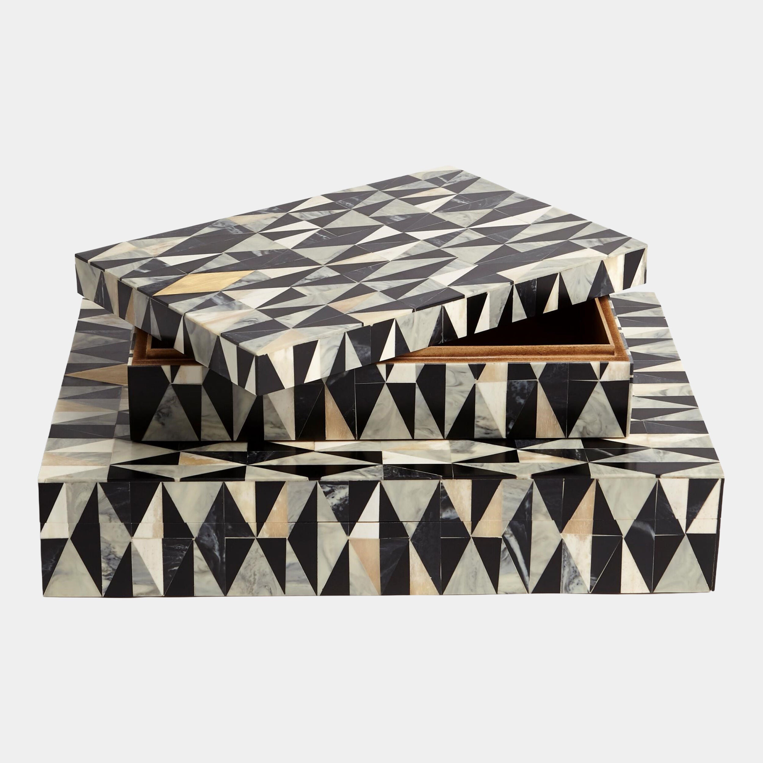 Brass & Black Diamond Box