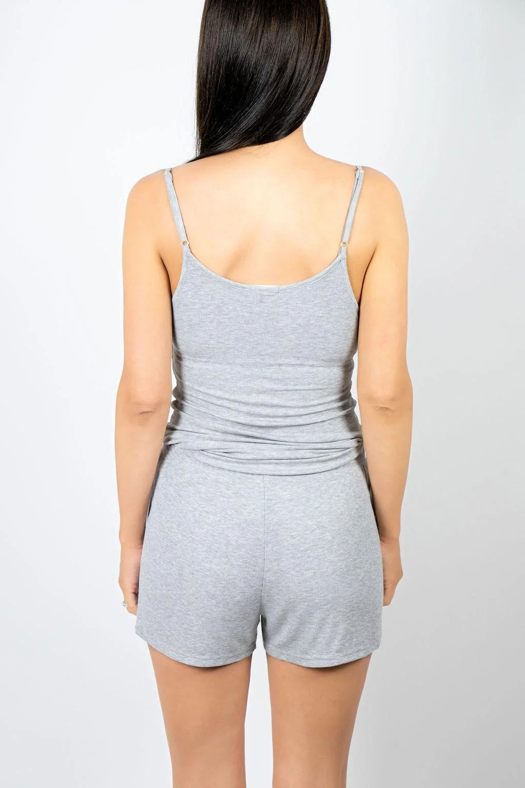Ribbed Camisole With Shelf Bra