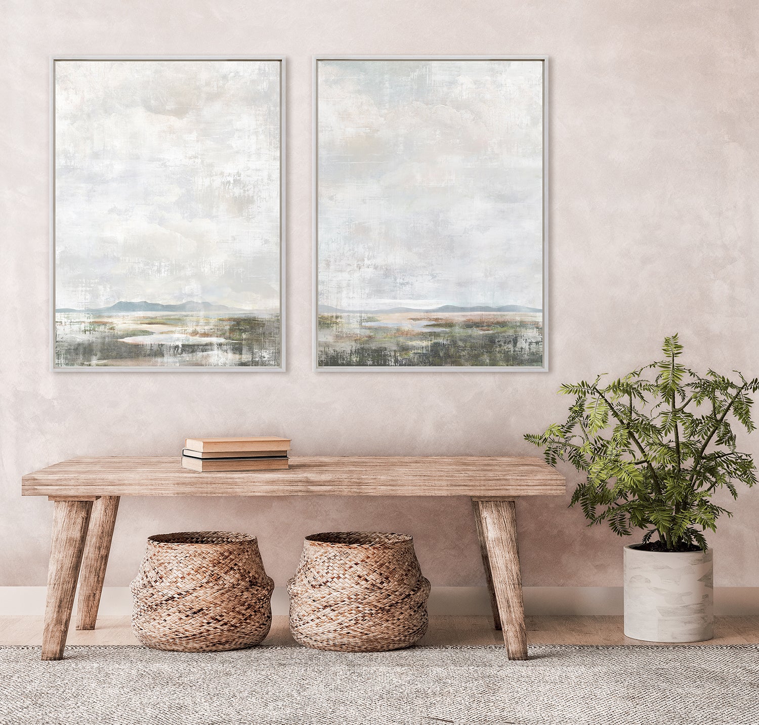 Salt Marsh, Framed Canvas