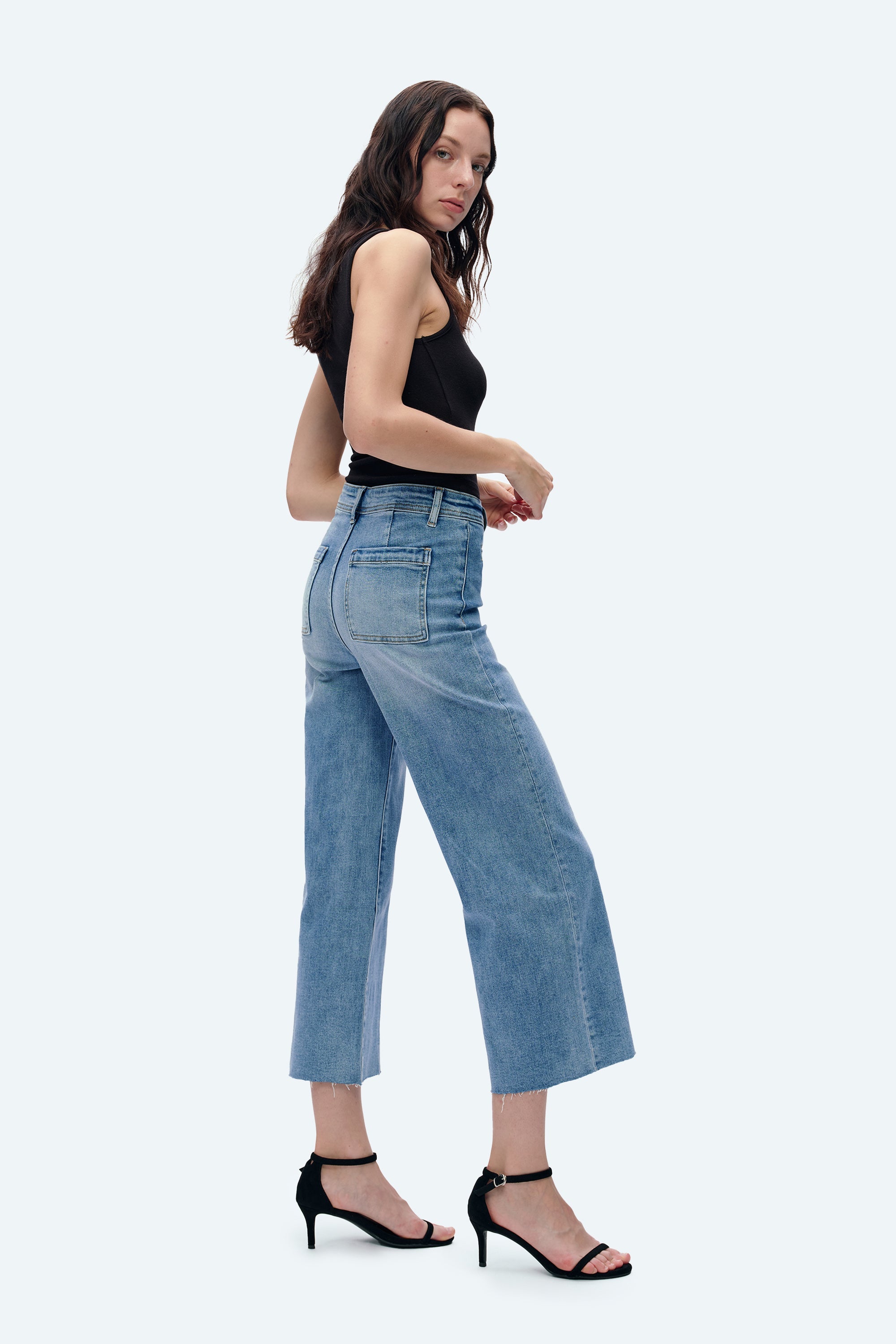 High Rise Wide Leg